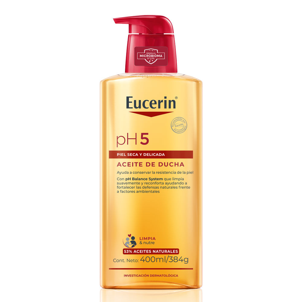 Aceite De Ducha Eucerin Ph5 Piel Seca Y Sensible 400ml